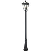 Quintiesse Alford Place lampa stojąca zewnętrzna 4x40 W czarna QN-ALFORD-PLACE5-L-MB