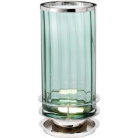 Quintiesse Arno lampa stołowa 1x9 W zielona/polerowny nikiel QN-ARNO-GREEN-PN
