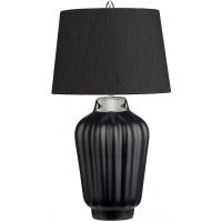 Quintiesse Bexley lampa stołowa 1x60 W czarna/polerowany nikiel QN-BEXLEY-TL-BKPN