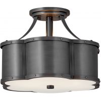 Quintiesse Chance lampa podsufitowa 2x60 W czarna QN-CHANCE-SF-S-BLB