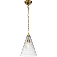 Quintiesse Elmore lampa wisząca 1x60 W oksydowany mosiądz QN-ELMORE-P-BBS