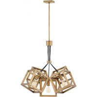 Quintiesse Ensemble lampa wisząca 5x60 W szczotkowany brąz  QN-ENSEMBLE5P-BB