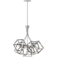 Quintiesse Ensemble lampa wisząca 5x60 W polerowany nikiel QN-ENSEMBLE5P-PN