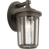 Quintiesse Fairfield kinkiet zewnętrzny 1x60 W przezroczysty-stary brąz QN-FAIRFIELD-M-OZ