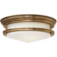 Quintiesse Hadrian lampa podsufitowa 2x40 W szkło opalizowane/szczotkowany brąz QN-HADRIAN-FS-BR-OPAL