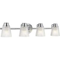 Quintiesse Hudson kinkiet 4x3 W polerowany chrom-przezroczysty QN-HUDSON4-BATH