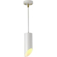 Elstead Lighting Quinto lampa wisząca 1x8 W biała-postarzany mosiądz QUINTO1P-WAB