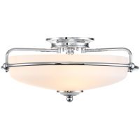 Elstead Lighting Griffin lampa podsufitowa 3x60 W polerowany chrom QZ-GRIFFIN-F-PC
