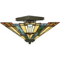 Elstead Lighting Inglenook lampa podsufitowa 2x60 W ciemny brąz QZ-INGLENOOK-SF