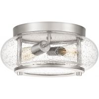 Elstead Lighting Trilogy plafon 2x40 W szczotkowany nikiel QZ-TRILOGY-FS-BN