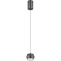 Globo Lighting Marthy lampa wisząca 1x6 W szary/popielaty 15209