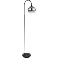 Globo Lighting Maxy lampa stojąca 1x40W czarny mat/szkło dymne 15548S