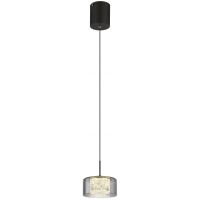 Globo Lighting Fogsy lampa wisząca 1x6 W czarna 15634