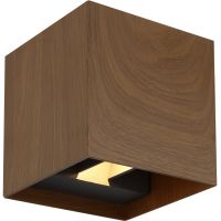 Globo Lighting Veronika kinkiet zewnętrzny 1x3W drewno 34168W