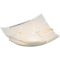 Globo Lighting Paranja plafon 1x60W biały/szkło satynowe 40403-1