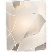 Globo Lighting Paranja kinkiet 1x60W biała/szkło satynowe 40403W2