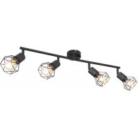 Globo Lighting Xara I lampa podsufitowa 4x40W czarna 54802S-4