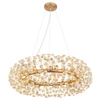 Globo Lighting Katrina lampa wisząca 3,5 W złota 64135H3