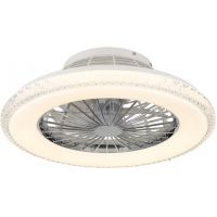 Globo Lighting Corusso lampowentylator podsufitowy 1x40 W biała-chrom 03654