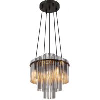 Globo Lighting Gorley lampa wisząca 5x40 W przydymiona 15698H2
