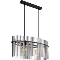 Globo Lighting Gorley lampa wisząca 2x60 W czarna 15698H3