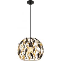 Globo Lighting Mika lampa wisząca 1x40 W czarna 15759H