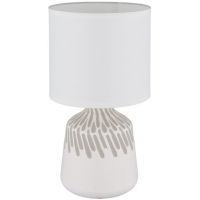 Globo Lighting Rela lampa stołowa 1x40 W biała 21733W