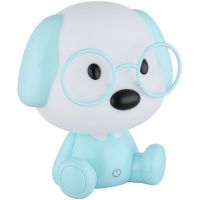 Globo Lighting Puppy lampka nocna dziecięca 1x1 W niebieska 21761B