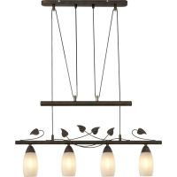 Globo Lighting Venezia lampa wisząca 4x28 W czarna 30800423X