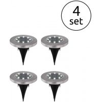 Globo Lighting Solar lampa gruntowa 1x0,1 W stal 33414-4