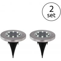 Globo Lighting Solar lampa gruntowa 1x0,1 W stal 33414