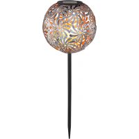 Globo Lighting Solar lampa stojąca 1x0,06 W złoty-srebrny 33632