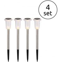 Globo Lighting Solar lampa gruntowa 1x0,06 W stal 33988-4