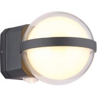 Globo Lighting Illi kinkiet zewnętrzny 1x12 W biały-antracyt 34157