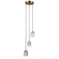 Italux Torno lampa wisząca 3x40 W złota PND-40813-3R-HBR