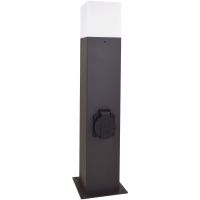 Goldlux New York lampa stojąca zewnętrzna 1x12 W biała-grafitowa 307323