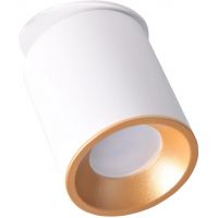 Goldlux Haron lampa podsufitowa 1x10 W biała 314215