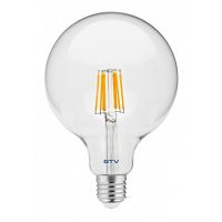 GTV żarówka LED 1x8 W 3000 K E27 LD-G125FLE8-30