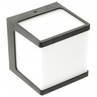 GTV Narin kinkiet zewnętrzny 1x10 W biały-czarny LD-NAR10WB-10