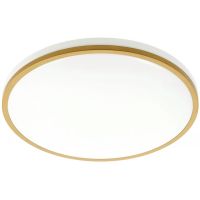 GTV Tula plafon 1x24 W biały-złoty LD-TUL24W-NW-40