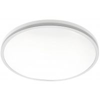 GTV Tula plafon 1x24 W biały-szary LD-TUL24W-NW-80