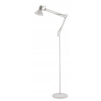 GTV Artemia lampa stojąca 1x40 W biała-srebrna LP-ART-F-E27-00-DEC