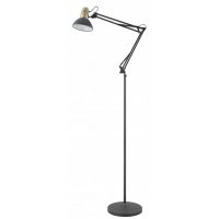 GTV Artemia lampa stojąca 1x40 W czarna-złota LP-ART-F-E27-10-DEC