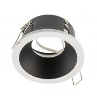 GTV Elva lampa do zabudowy biało-czarna OP-ELVAOBC-11