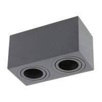 GTV Aveiro lampa podsufitowa 2x20 W czarna OS-AVB80160KW2-00