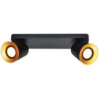 GTV Elli lampa podsufitowa 2x20 W czarna OS-ELLI-2GU10-10-DEC