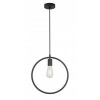 GTV Fija lampa wisząca 1x40 W czarna OS-FI-E27-10-DEC