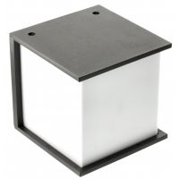 GTV Leo kinkiet zewnętrzny 1x18 W czarny OS-LEOE27B-10