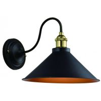 GTV Mani kinkiet 1x40 W czarny-złoty OS-MANI1-11-DEC