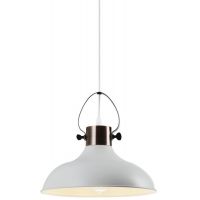 GTV Mees lampa wisząca 1x40 W biała OS-MEES-00-DEC